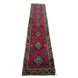 10 FT X 2 FT 6 IN HANDMADE KARAKAS WOOL RUNNER