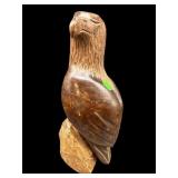 HAND CARVED IRONWOOD EAGLE FIGURINE