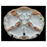MAKEDONIKI CERAMICS GREECE LARGE OYSTER PLATE