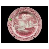 JOHNSON BROTHERS HISTORIC AMERICA RED AND WHITE