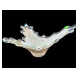 UNUSUAL MURANO SOMMERSO ART GLASS CENTER BOWL