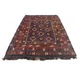 9 FT 2 IN X 6 FT 7 IN HANDMADE PERSIAN KILM CARPET