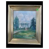 AMERICAN MANSION PAINTING ON CANVAS