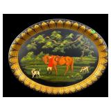 LARGE DON ANDRES HAND PAINTED HORSE AND JOCKEY