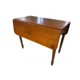 SOLID WALNUT DROP LEAF TABLE