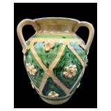 ITALIAN 3 HANDLE POTTERY VASE