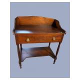 EARLY WALNUT ONE DRAWER SERVER