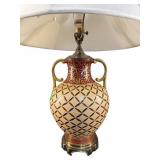 WILDWOOD DECORATOR PORCELAIN URN LAMP