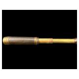 ANTIQUE BRASS AND WOOD TELESCOPE