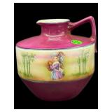 ROYAL BAYREUTH BAVARIA HAND PAINTED EWER BOTTLE