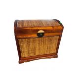 CANE AND PINE DOME TOP TRUNK
