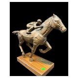 1997 PENN STAKES METAL JOCKEY SCULPTURE/TROPHY