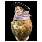 ANTIQUE MAJOLICA FRIAR MONK PRIEST TOBY JUG