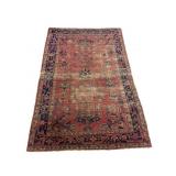 6 FT 6 IN X 4 FT 3 IN ANTIQUE HANDMADE CARPET, AS