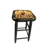 GREGORY GORHAM PAINT DECORATED STOOL
