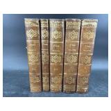 LOT OF 5 ITALIAN WRITTEN ANTIQUE BOOKS