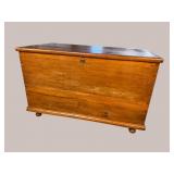 POPLAR DOVETAIL LARGE BLANKET BOX