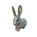 PLASTIC RABBIT, SAND FILLED