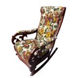 MAHOGANY LINCOLN STYLE ROCKER