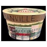 DECORATIVE HAND PAINTED GRANVILLE, OHIO SHAKER BOX