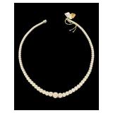 14K AARON GOFFLIEB 37.5 CT. DIAMOND NECKLACE