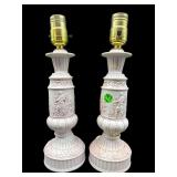 2 CERAMIC WILMAR LAMPS