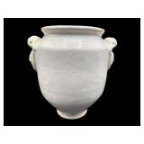 LARGE POTTERY 2 HANDLE URN VASE