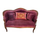 WALNUT VICTORIAN SETTEE
