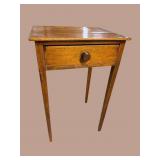 EARLY PINE ONE DRAWER STAND