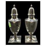 ANTIQUE SHREVE CRUMP SOLID STERLING S&P SHAKERS