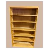 MODERN DESIGN LARGE MAPLE OPEN BOOKCASE
