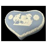 WEDGWOOD JASPERWARE HEART TRINKET BOX