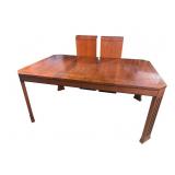 STICKLEY INLAID CHERRY DINING ROOM TABLE