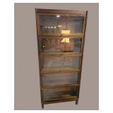 LUNDSTROM 5 STACK MAHOGANY BOOKCASE