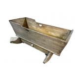19TH CENT. ALL DOVETAILED PINE CRADLE