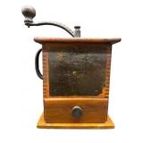 ANTIQUE DOVETAILED COFFEE GRINDER
