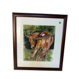 SANDMAKER HORSE WATERCOLOR