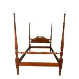 QUEEN SIZE CUSTOM SOLID CHERRY TALL POSTER BED