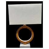 MID CENTURY MODERN STYLE 2 LIGHT RING LAMP