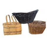 LOT OF 3 LARGE BASKETS. SEE PICTURES FOR DETAILS.