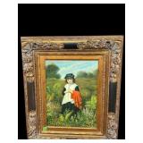 PAINTING OF CHILD ON BOARD