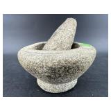 CONCRETE MORTAR AND PESTLE