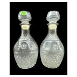 PAIR OF PRINCESS HOUSE BY FOSTORIA CRYSTAL