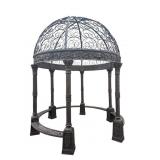 MONUMENTAL ORNATE CAST IRON GAZEBO