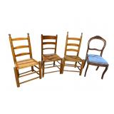 LOT OF 4 CHAIRS