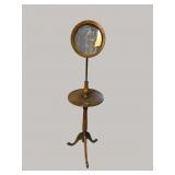 19TH CENT. OAK SHAVING MIRROR
