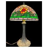 FLORAL TIFFANY STYLE LAMP