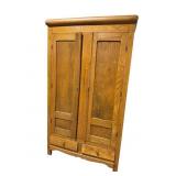 OAK LARGE 2 DOOR WARDROBE