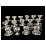 SET OF 15 W. G. Y. C. SILVERPLATE SHRIMP