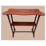 SOLID WALNUT SPOOL SURRENDER TABLE